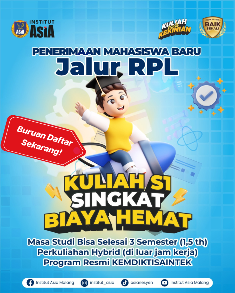 RPL KULIAH S1 REKOGNISI PEMBELAJARAN LAMPAU KULIAH KELAS KARYAWAN KULIAH PEKERJA KELAS MALAM KULIAH SAMBIL KERJA KULIAH S1 SINGKAT KULIAH TANPA SKRIPSI